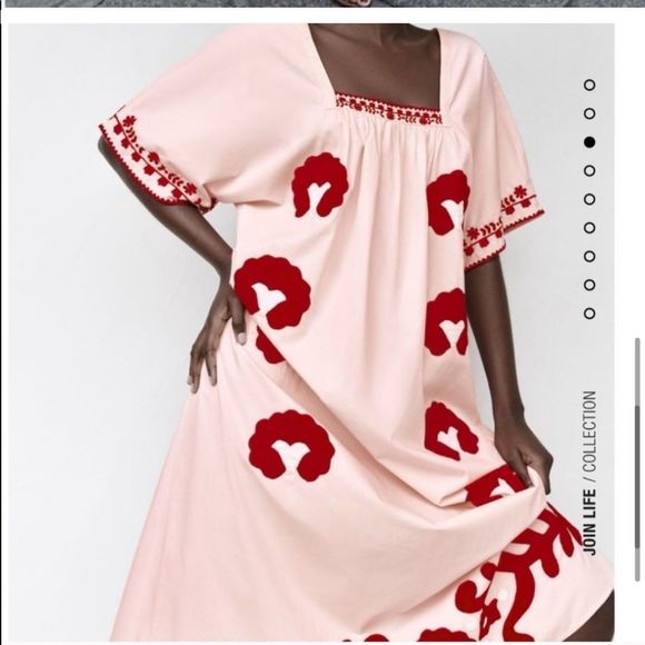 NWT Zara limited edition embroidered dress - Picture 5 of 16